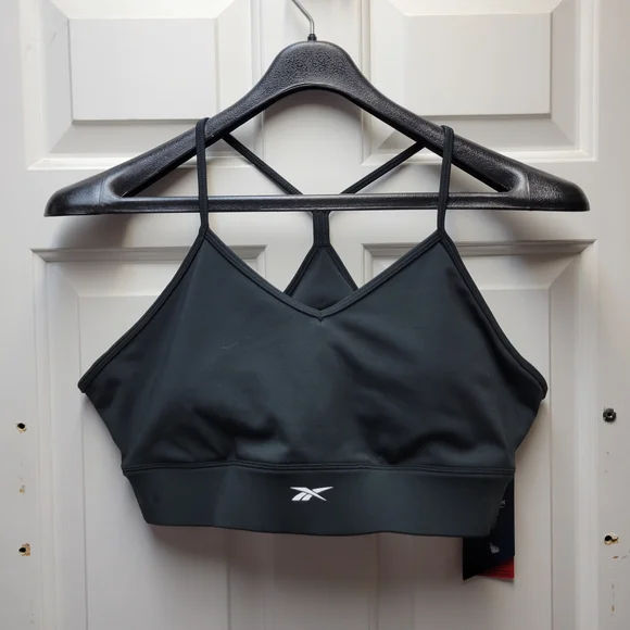 Reebok Women's Black Sports Bra Tri-Back Size 2XL - Picture 1 of 6